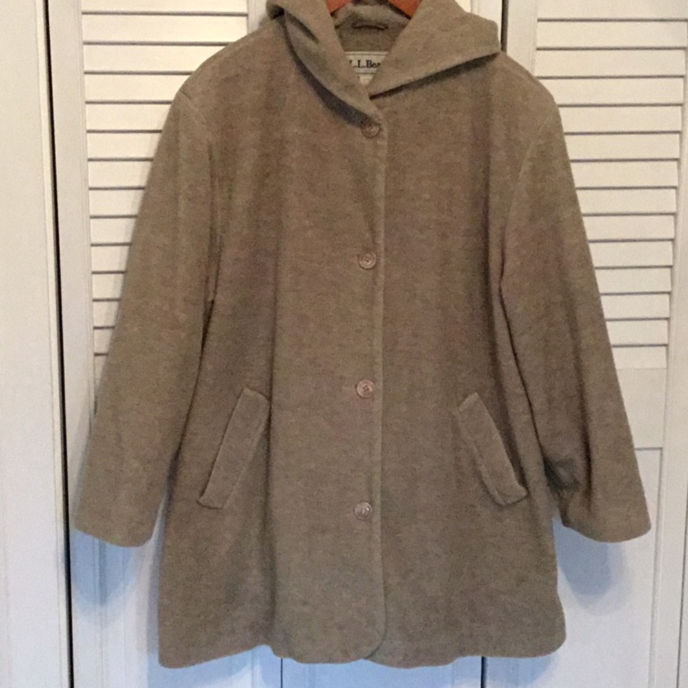 L.L. Bean Tan Teddy Jacket